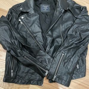 Abercrombie and Fitch faux leather jacket